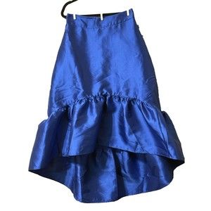 Mare Mare X Anthropologie Ruffled Skirt Blue XS